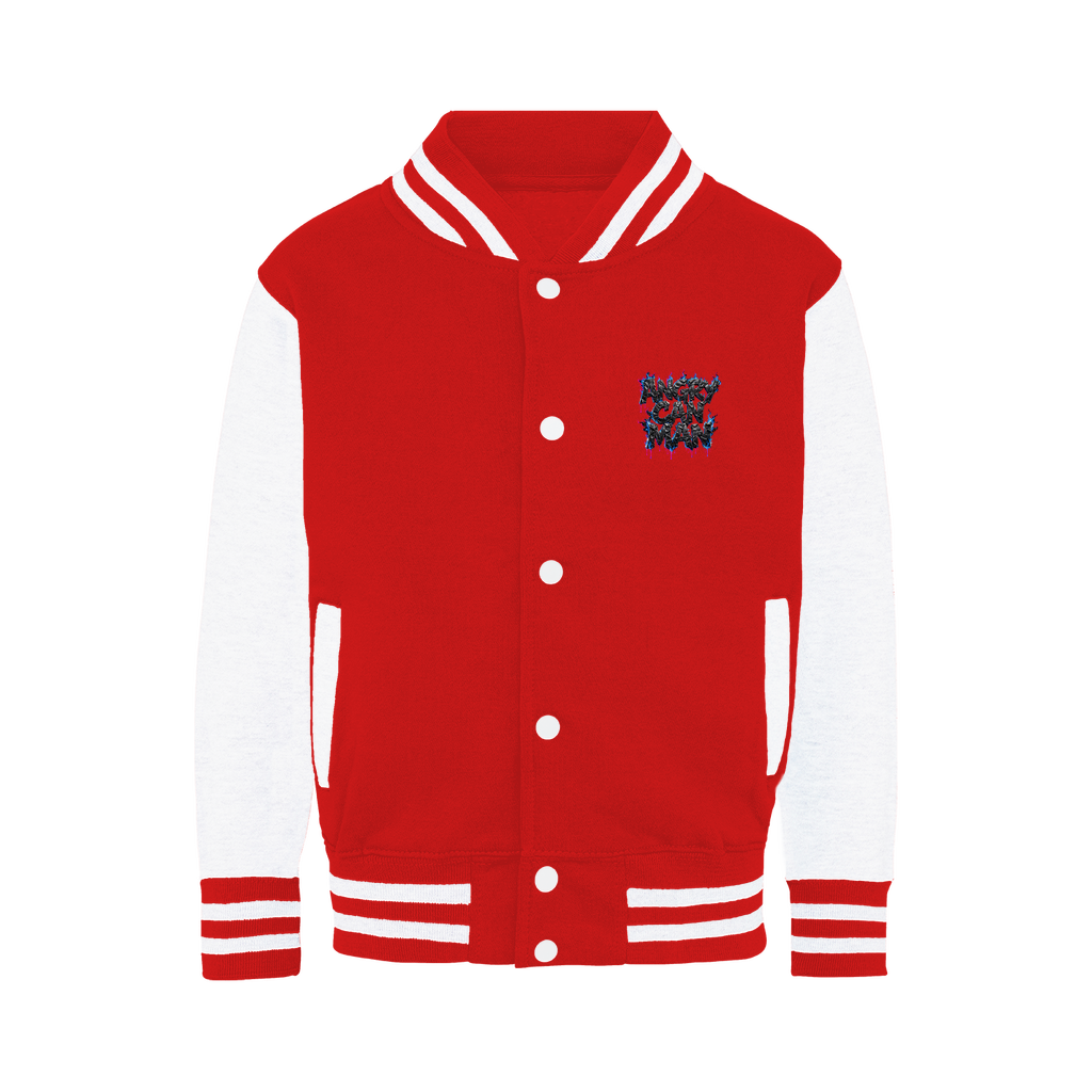 angry can man Varsity Jacket