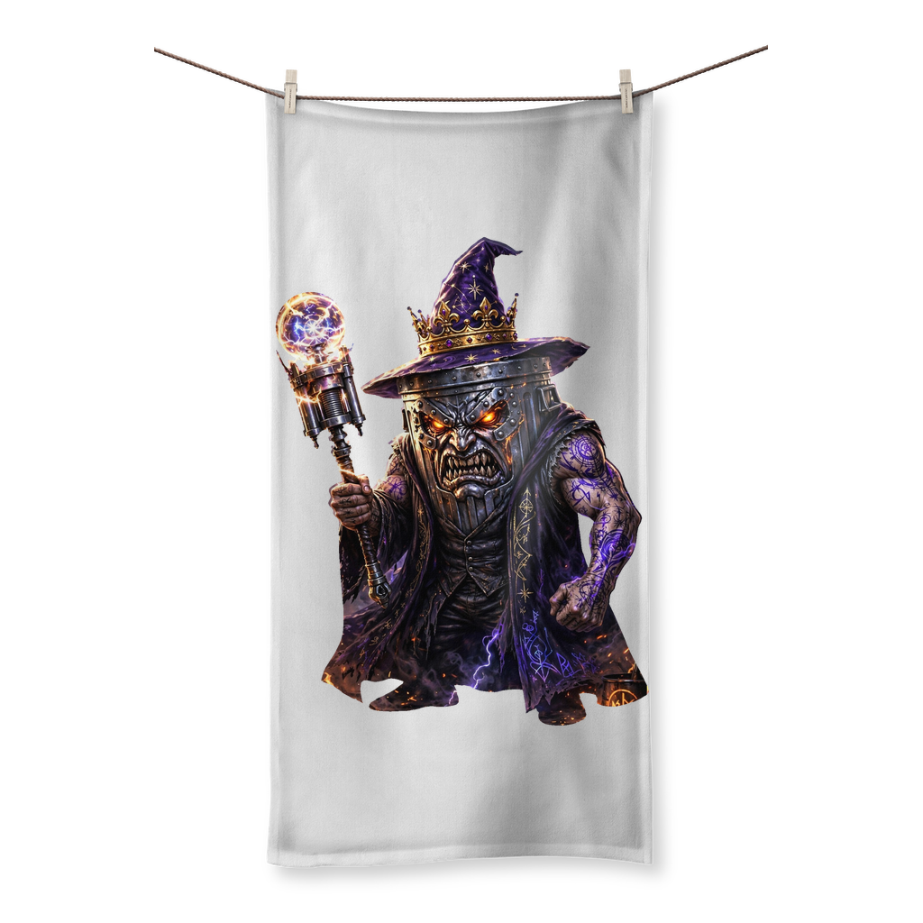 angry can man Sublimation All Over Towel