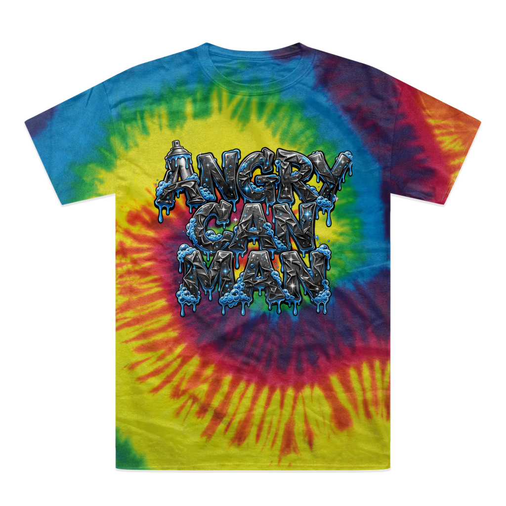 ANGRY CAN MAN 2.0 Tie-Dye T-Shirt