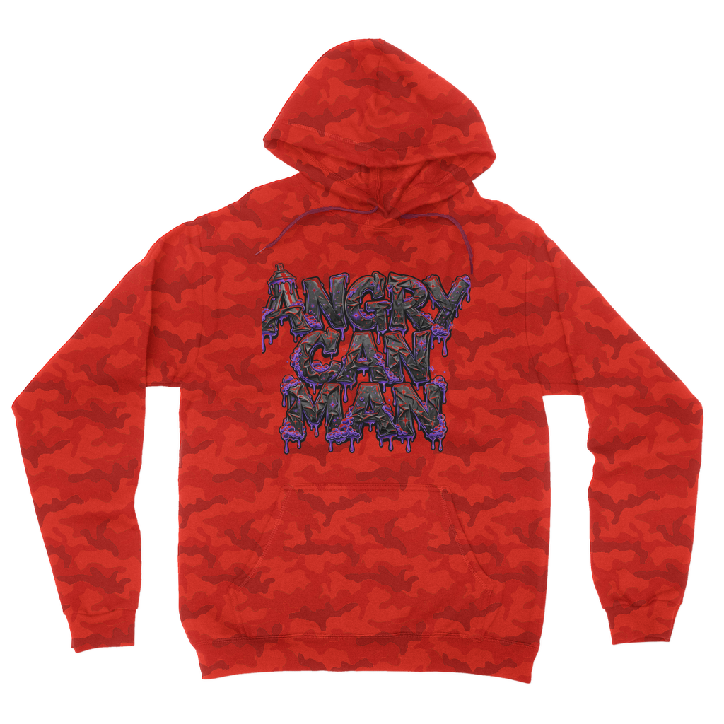 ANGRY CAN MAN 3.0 Camouflage Adult Hoodie