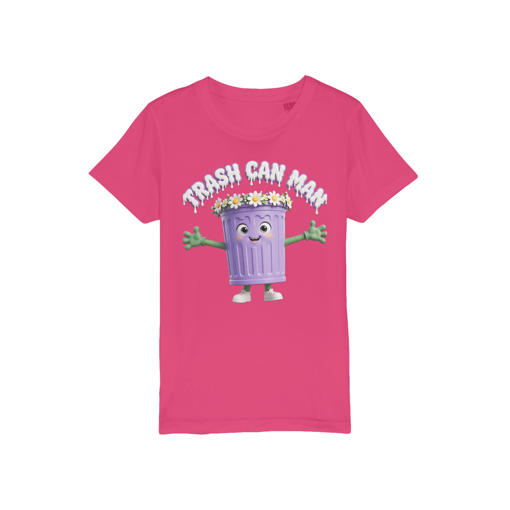 TRASH CAN MAN Organic Jersey Kids T-Shirt