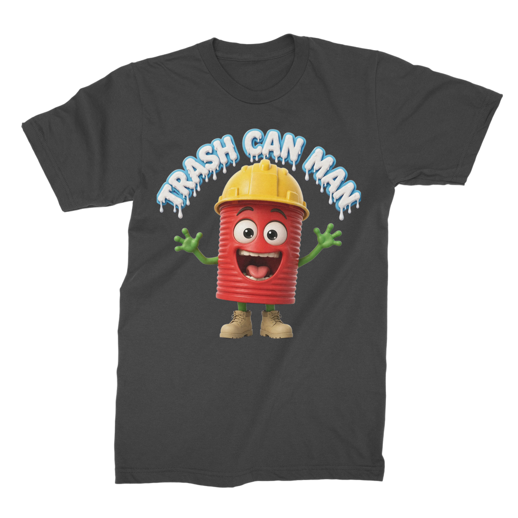 TRASH CAN MAN Premium Jersey Adult T-Shirt