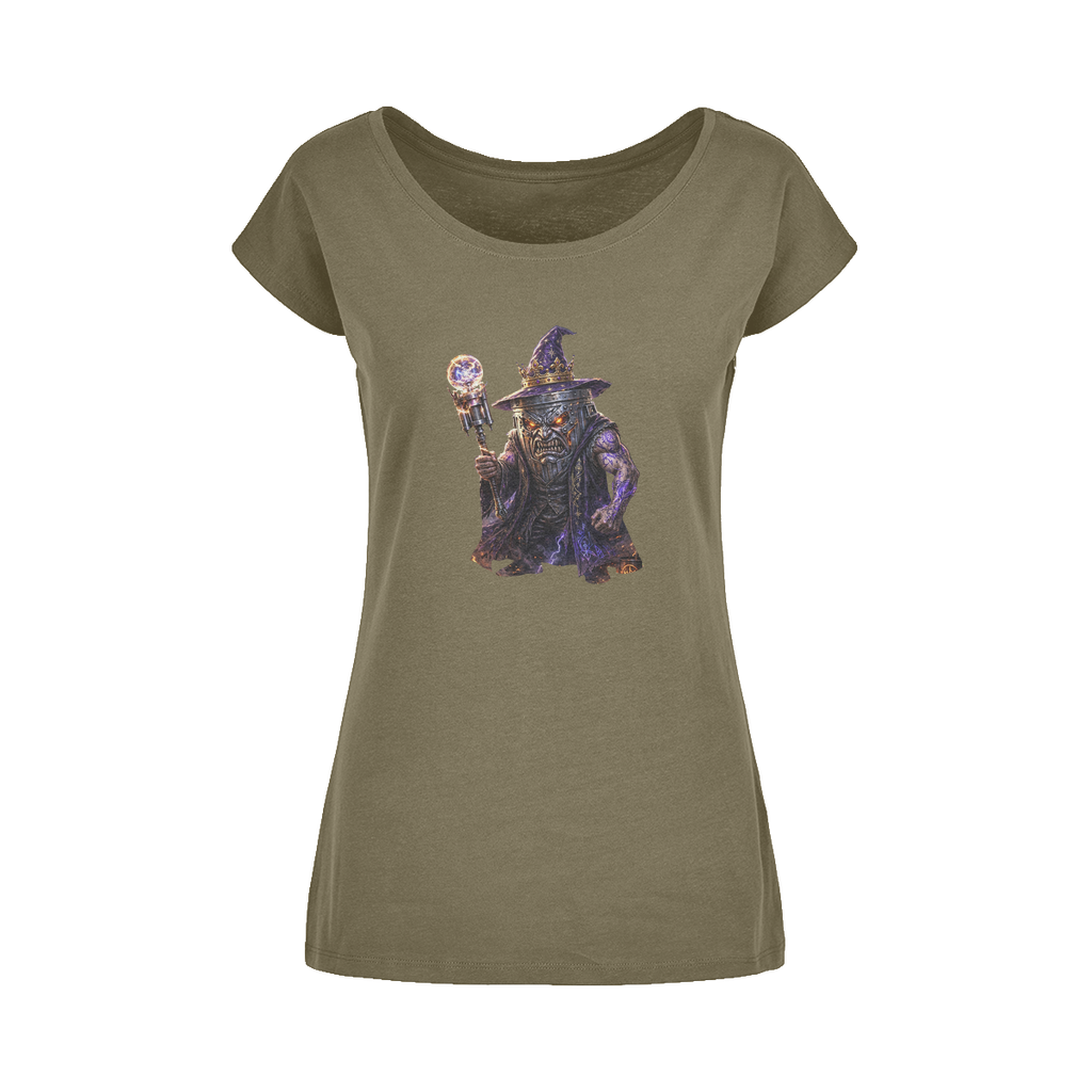 angry can man Wide Neck Womens T-Shirt XS-5XL