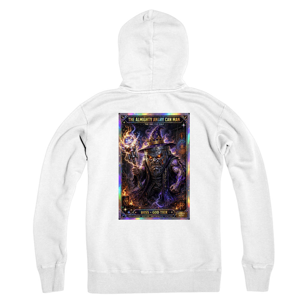 ANGRY CAN MAN 2.0 Premium Adult Zip Hoodie