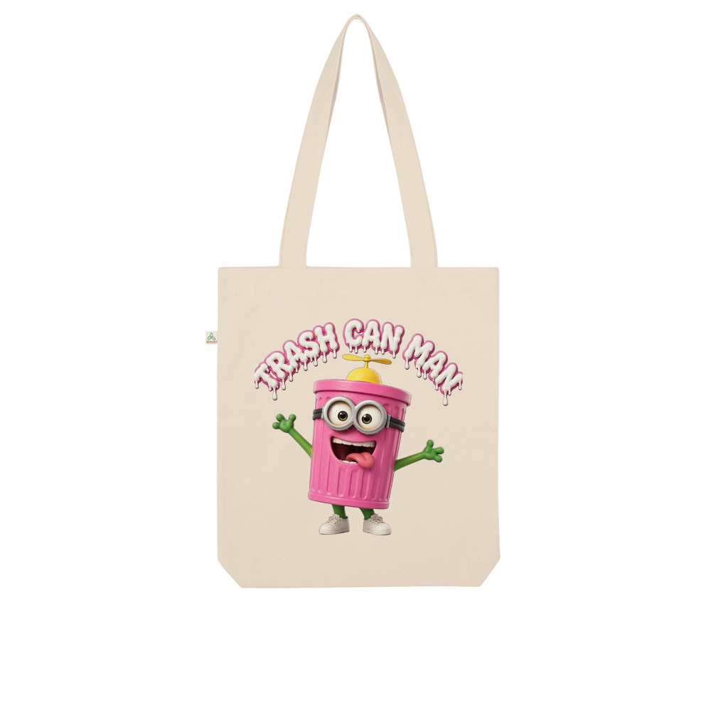 TRASH CAN MAN Organic Tote Bag