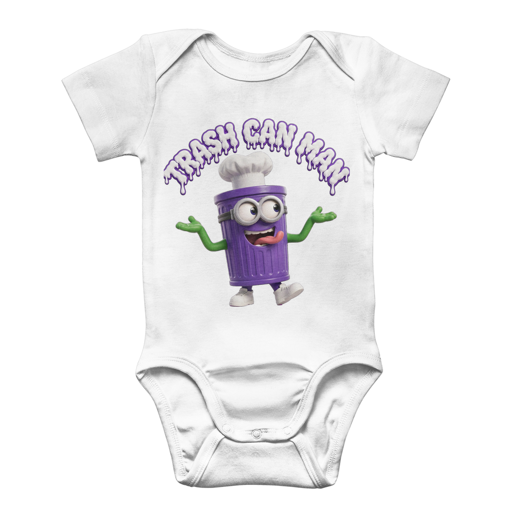 TRASH CAN MAN Classic Baby Onesie Bodysuit