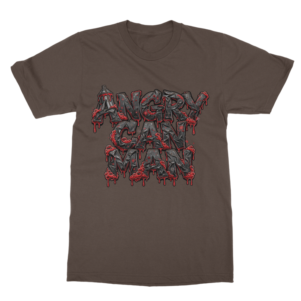 ANGRY CAN MAN 2.0 Classic Heavy Cotton Adult T-Shirt