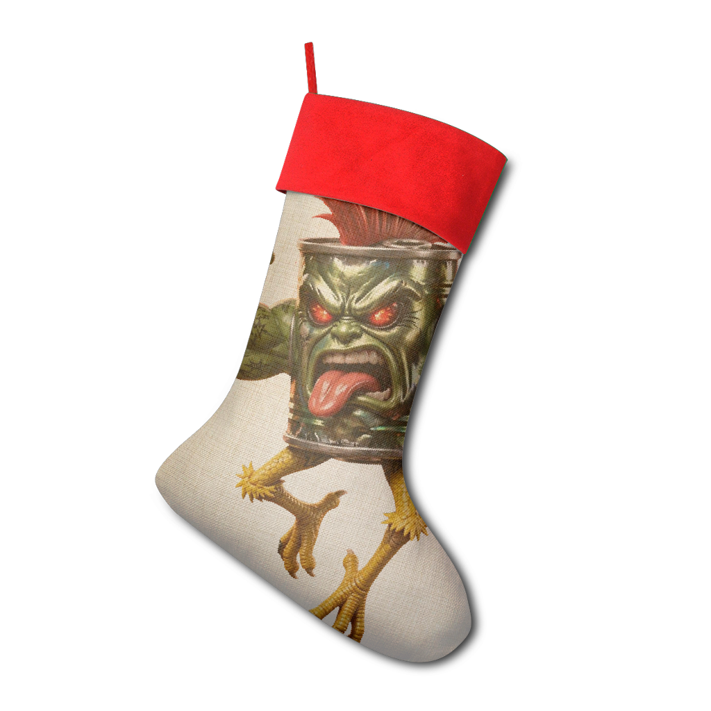 ANGRY CAN MAN 2.0 Sublimation Christmas Stocking