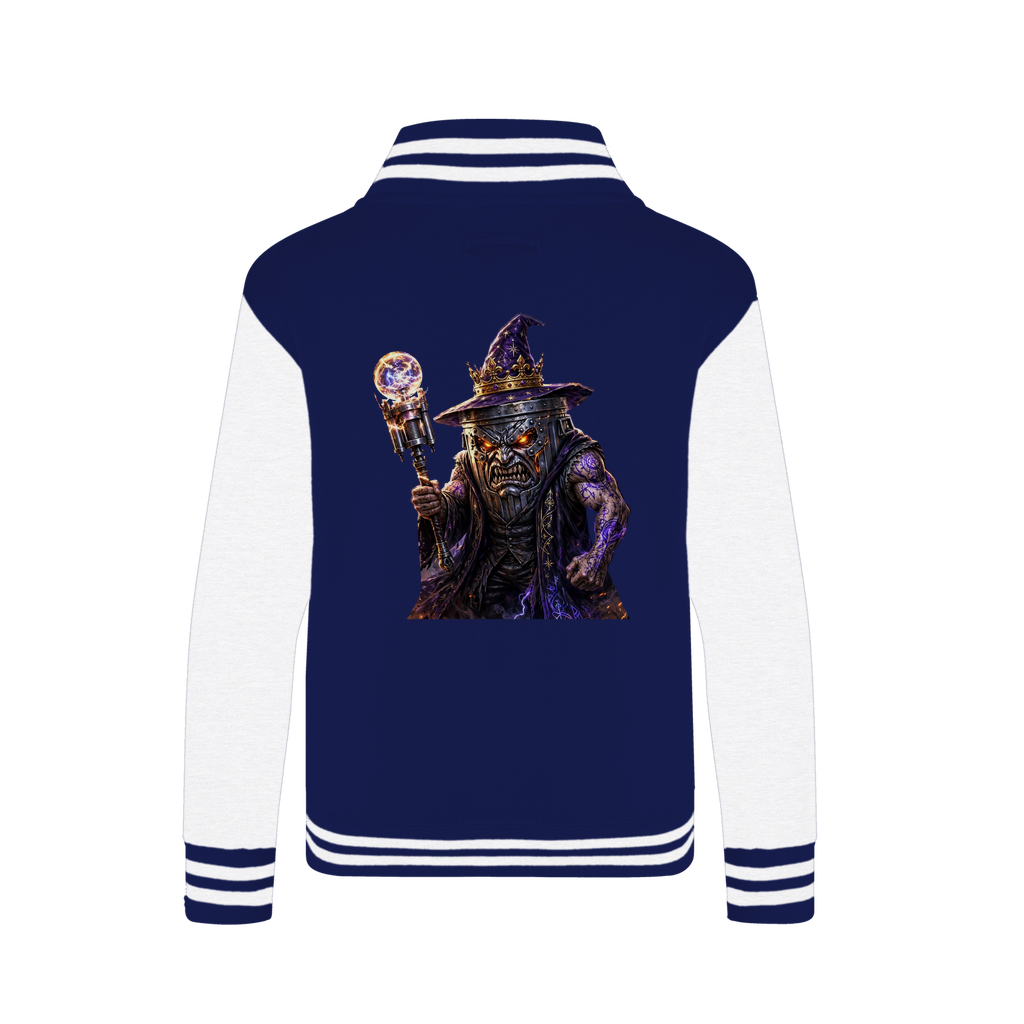 angry can man Varsity Jacket