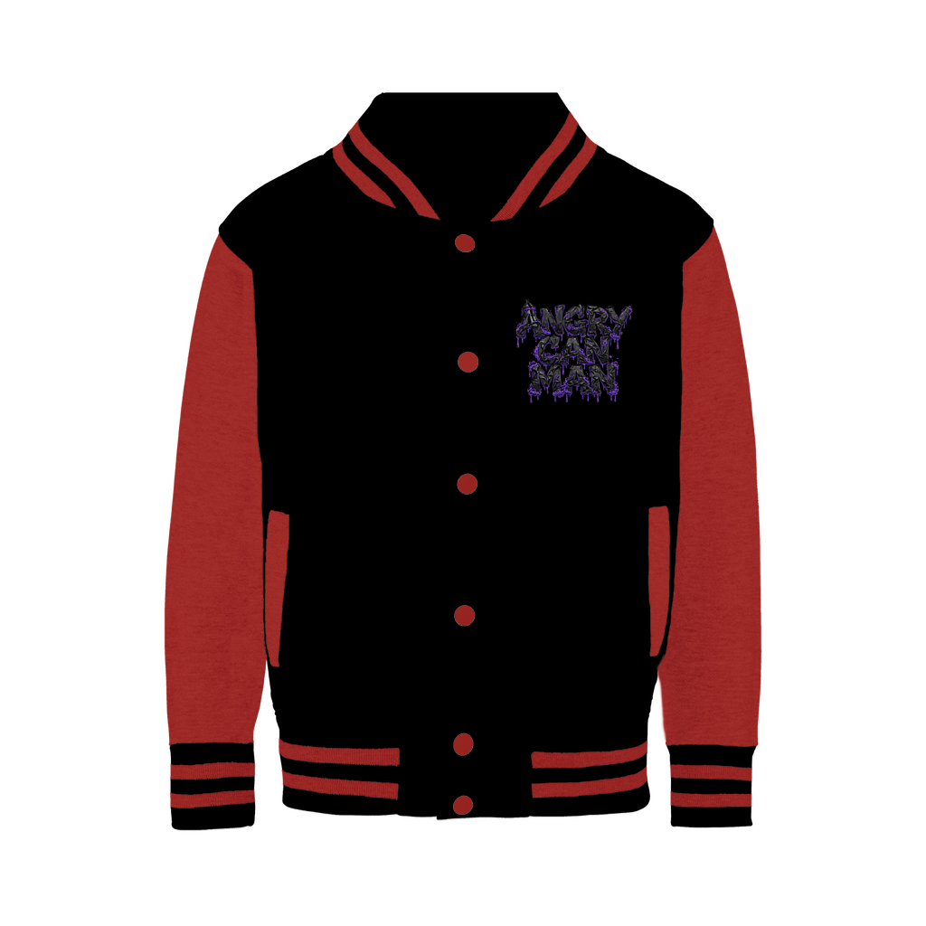ANGRY CAN MAN 3.0 Varsity Jacket