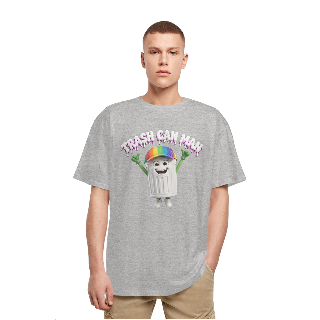 TRASH CAN MAN Heavy Oversized T-Shirt