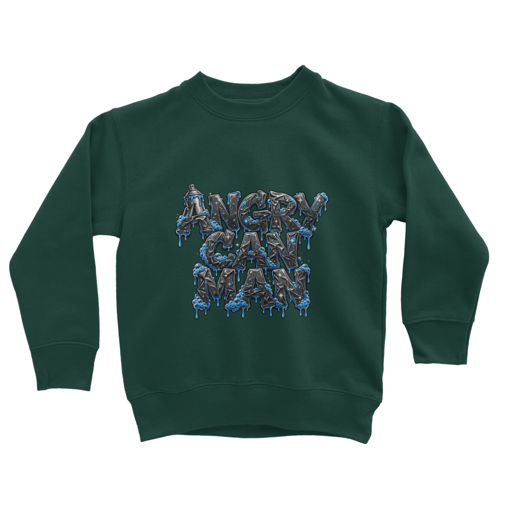 ANGRY CAN MAN 2.0 Classic Kids Sweatshirt