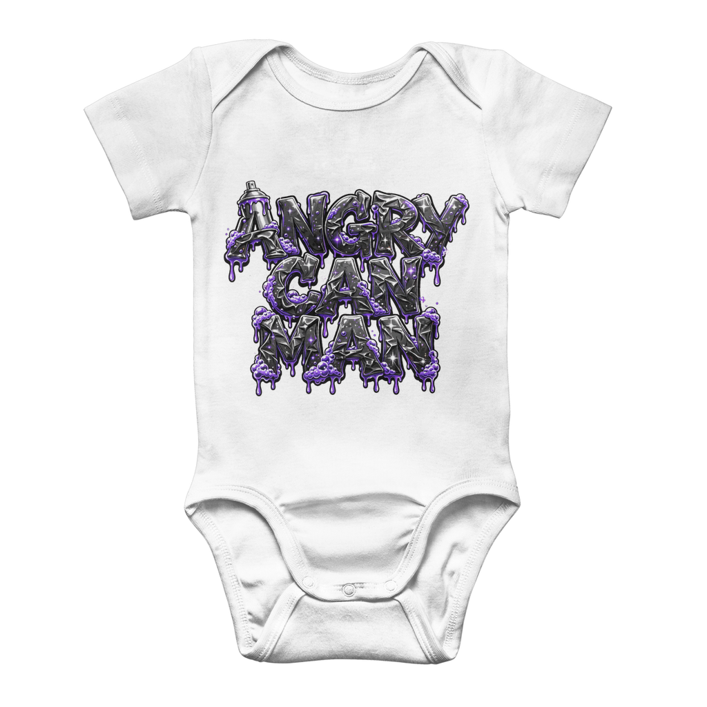 ANGRY CAN MAN 3.0 Classic Baby Onesie Bodysuit