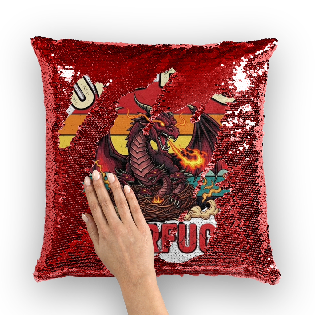 SARCASM 105 Sequin Cushion Cover