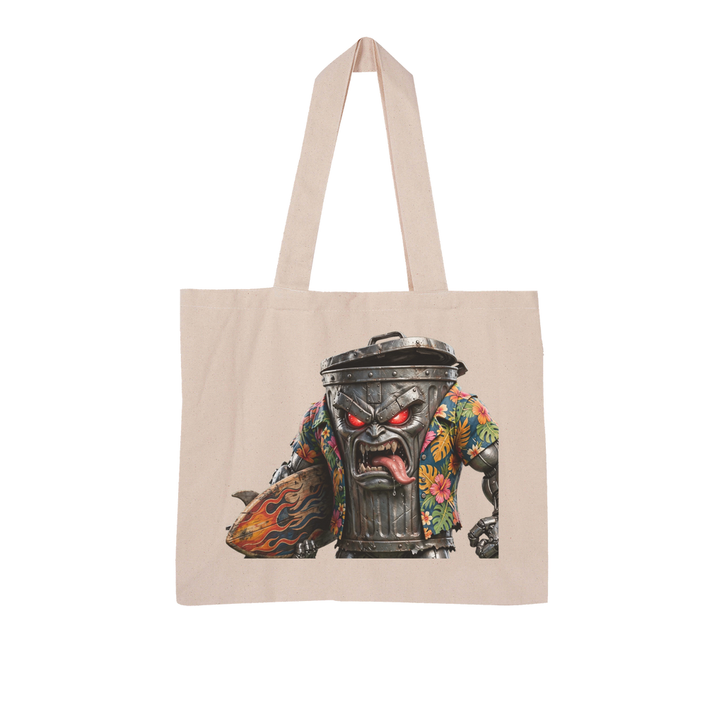 ANGRY CAN MAN 3.0 Large Organic Tote Bag