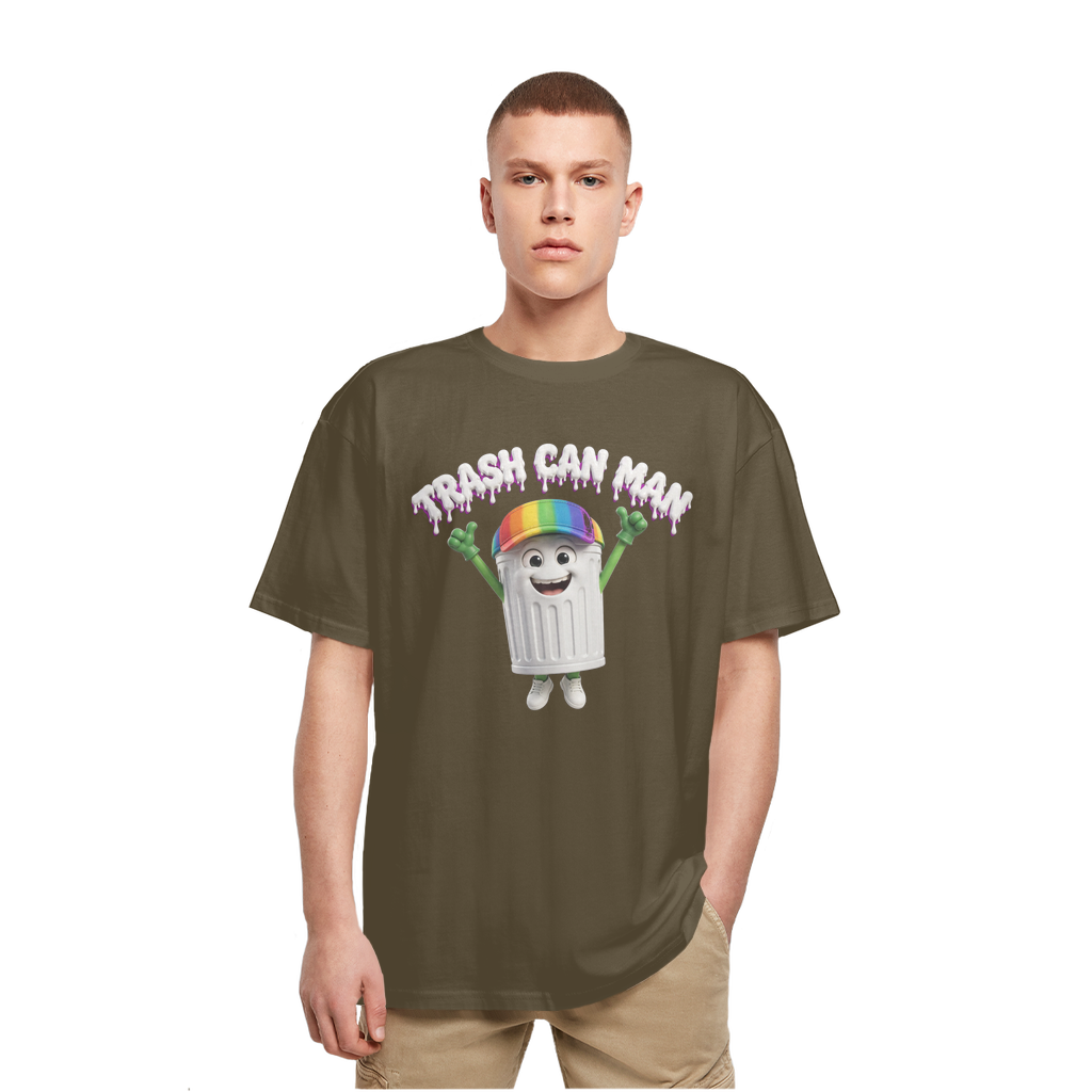 TRASH CAN MAN Heavy Oversized T-Shirt