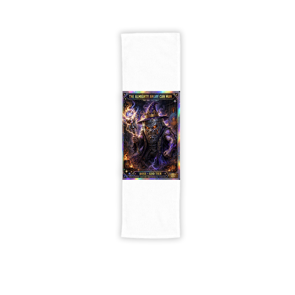 ANGRY CAN MAN 2.0 Sublimation Sport Towel