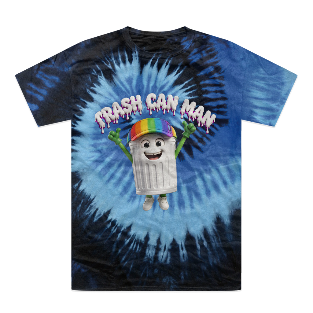 TRASH CAN MAN Tie-Dye T-Shirt