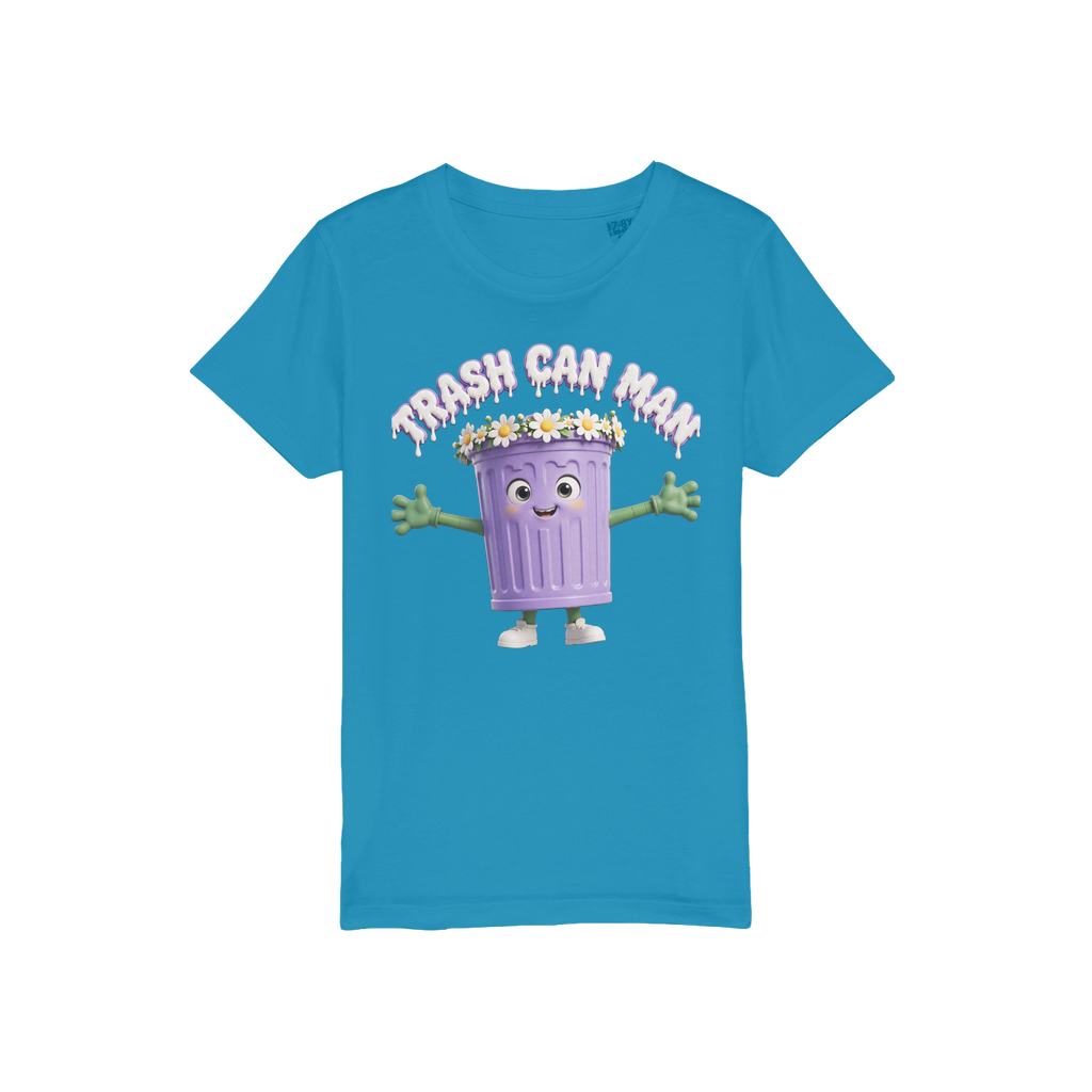 TRASH CAN MAN Organic Jersey Kids T-Shirt