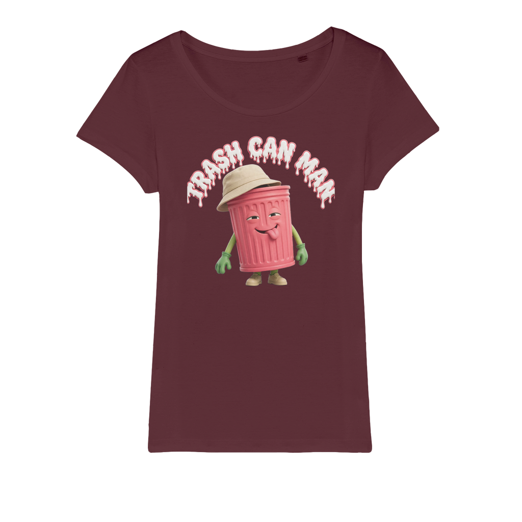 TRASH CAN MAN Organic Jersey Womens T-Shirt