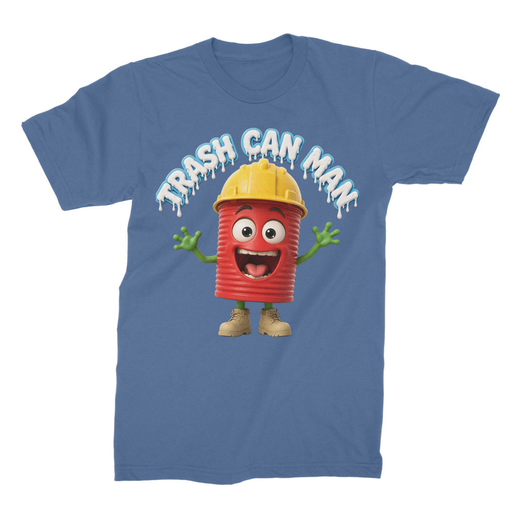 TRASH CAN MAN Premium Jersey Adult T-Shirt
