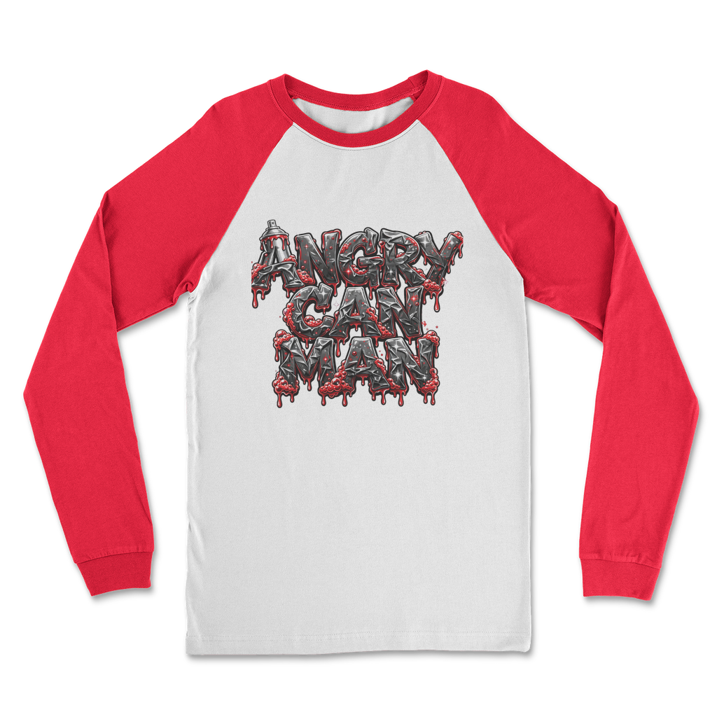 ANGRY CAN MAN 2.0 Classic Raglan Long Sleeve Shirt