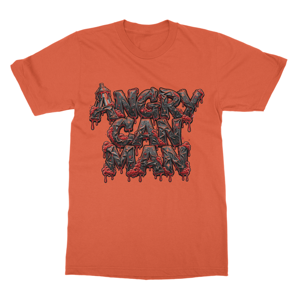 ANGRY CAN MAN 2.0 Classic Heavy Cotton Adult T-Shirt