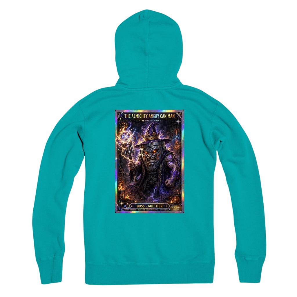 ANGRY CAN MAN 2.0 Premium Adult Zip Hoodie