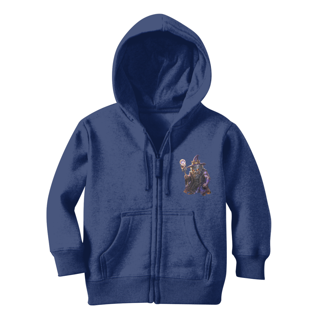 angry can man Classic Kids Zip Hoodie
