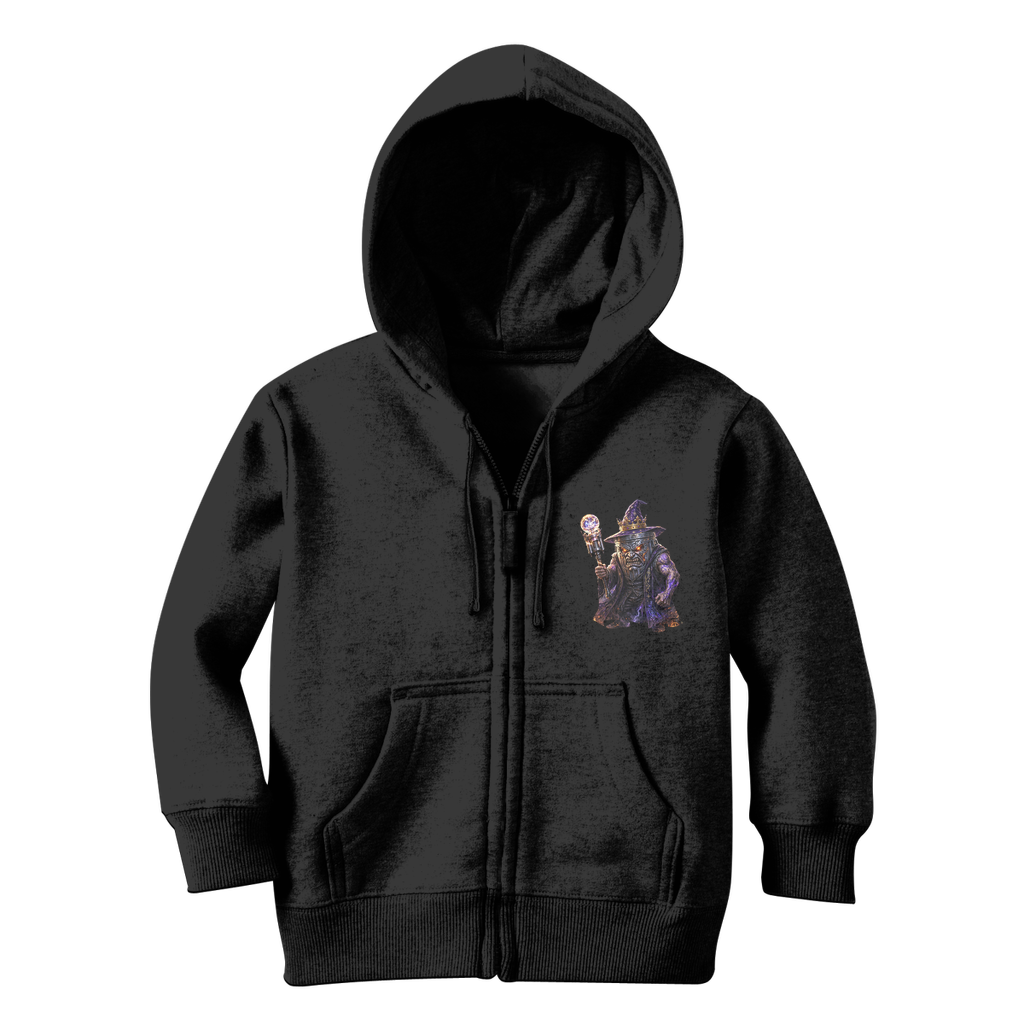 angry can man Classic Kids Zip Hoodie