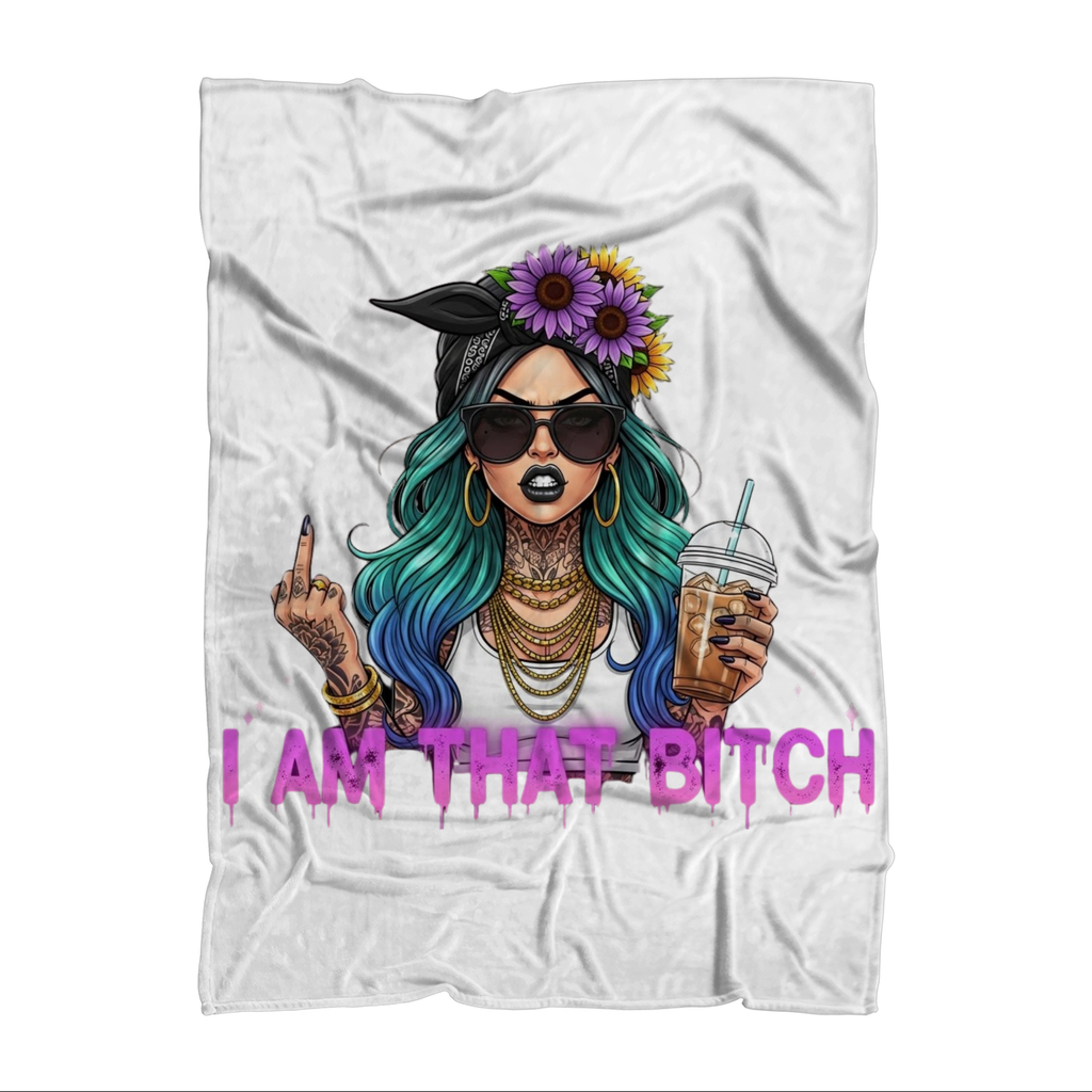 SARCASM 105 Sublimation Throw Blanket