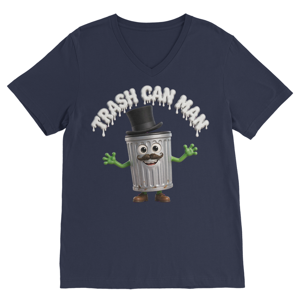 TRASH CAN MAN Premium V-Neck T-Shirt