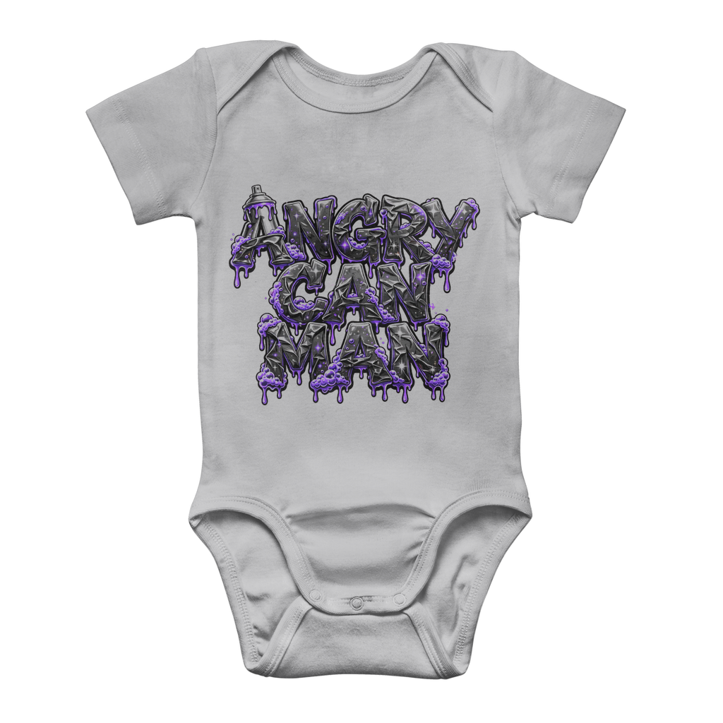 ANGRY CAN MAN 3.0 Classic Baby Onesie Bodysuit