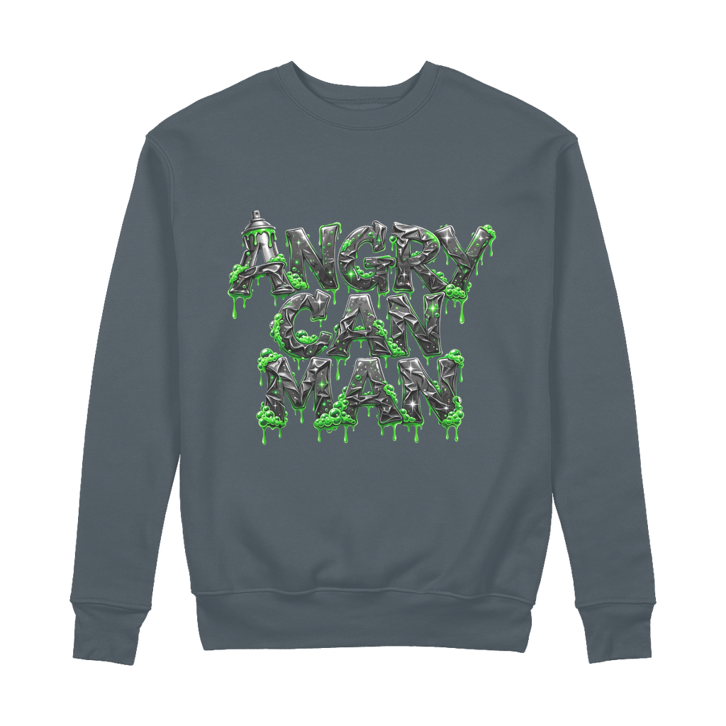 ANGRY CAN MAN 2.0 100% Organic Cotton Sweatshirt