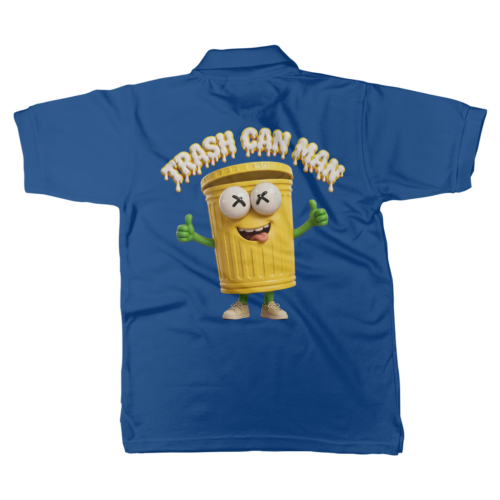 TRASH CAN MAN Classic Adult Polo Shirt