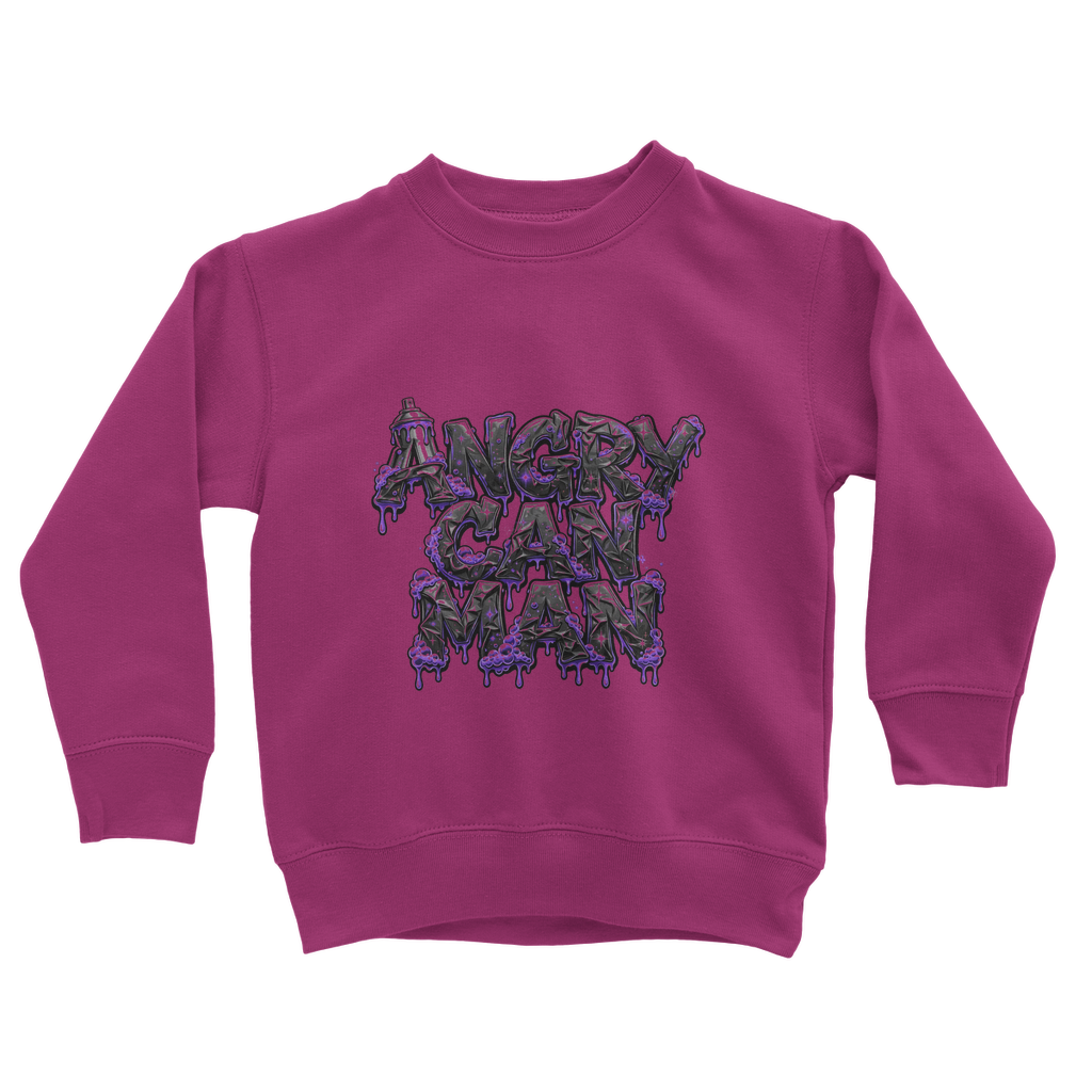 ANGRY CAN MAN 3.0 Classic Kids Sweatshirt