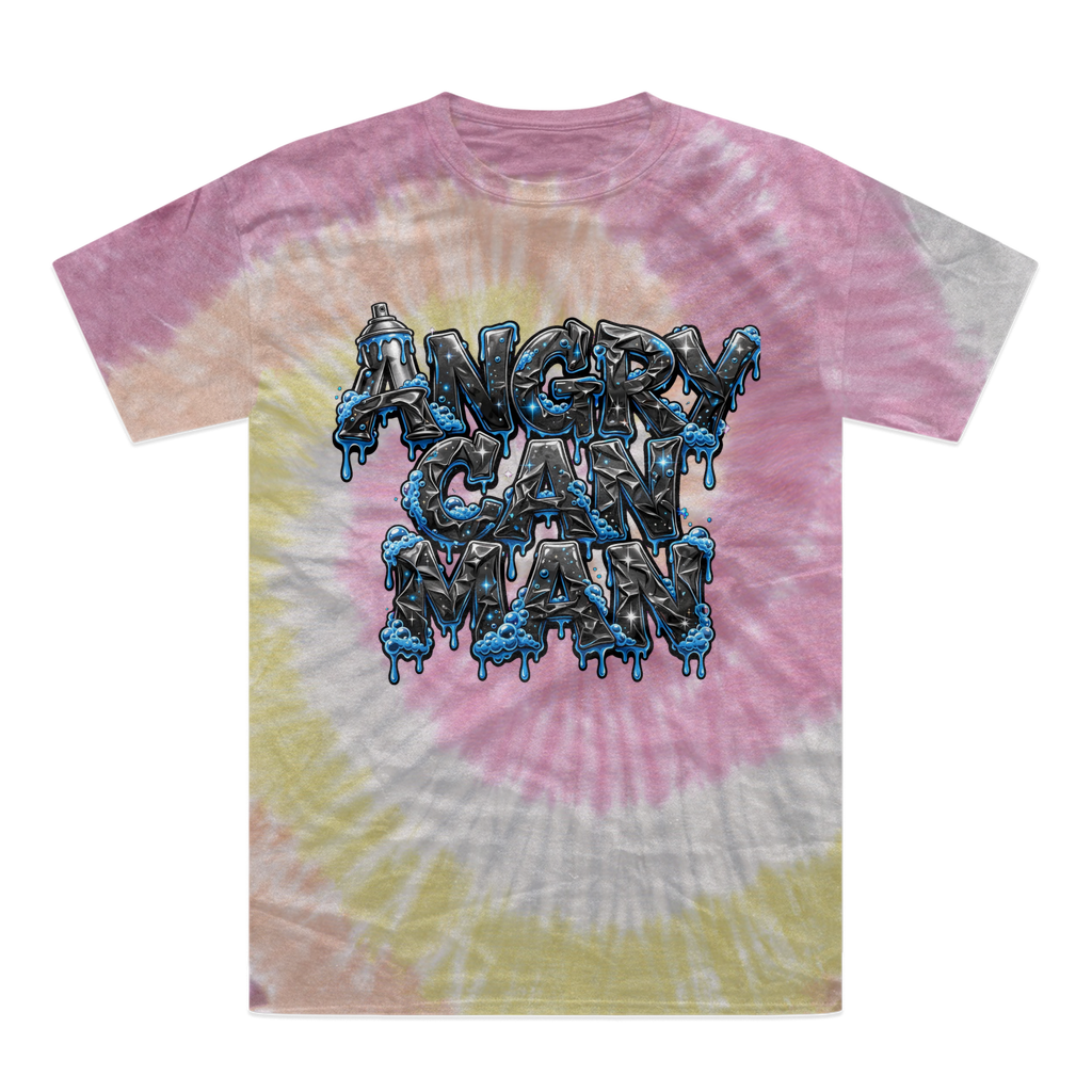 ANGRY CAN MAN 2.0 Tie-Dye T-Shirt