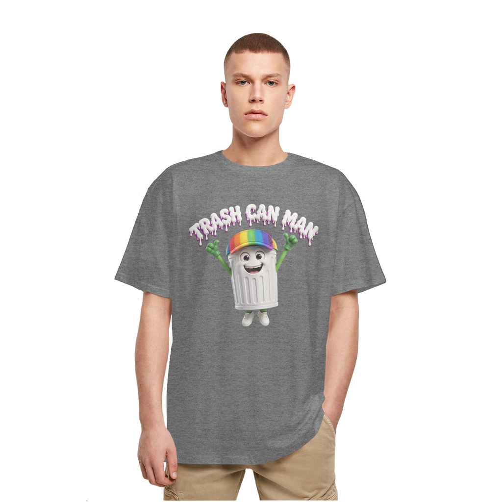 TRASH CAN MAN Heavy Oversized T-Shirt