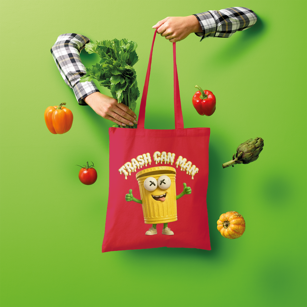 TRASH CAN MAN Shopper Tote Bag