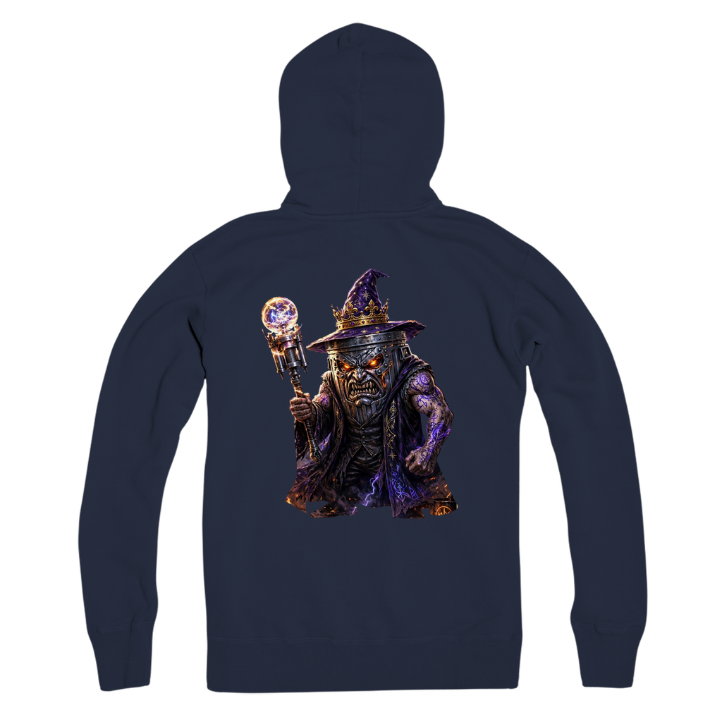 angry can man Premium Adult Zip Hoodie