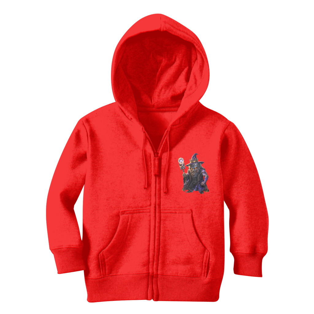 angry can man Classic Kids Zip Hoodie