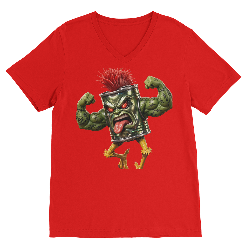 ANGRY CAN MAN 2.0 Classic V-Neck T-Shirt
