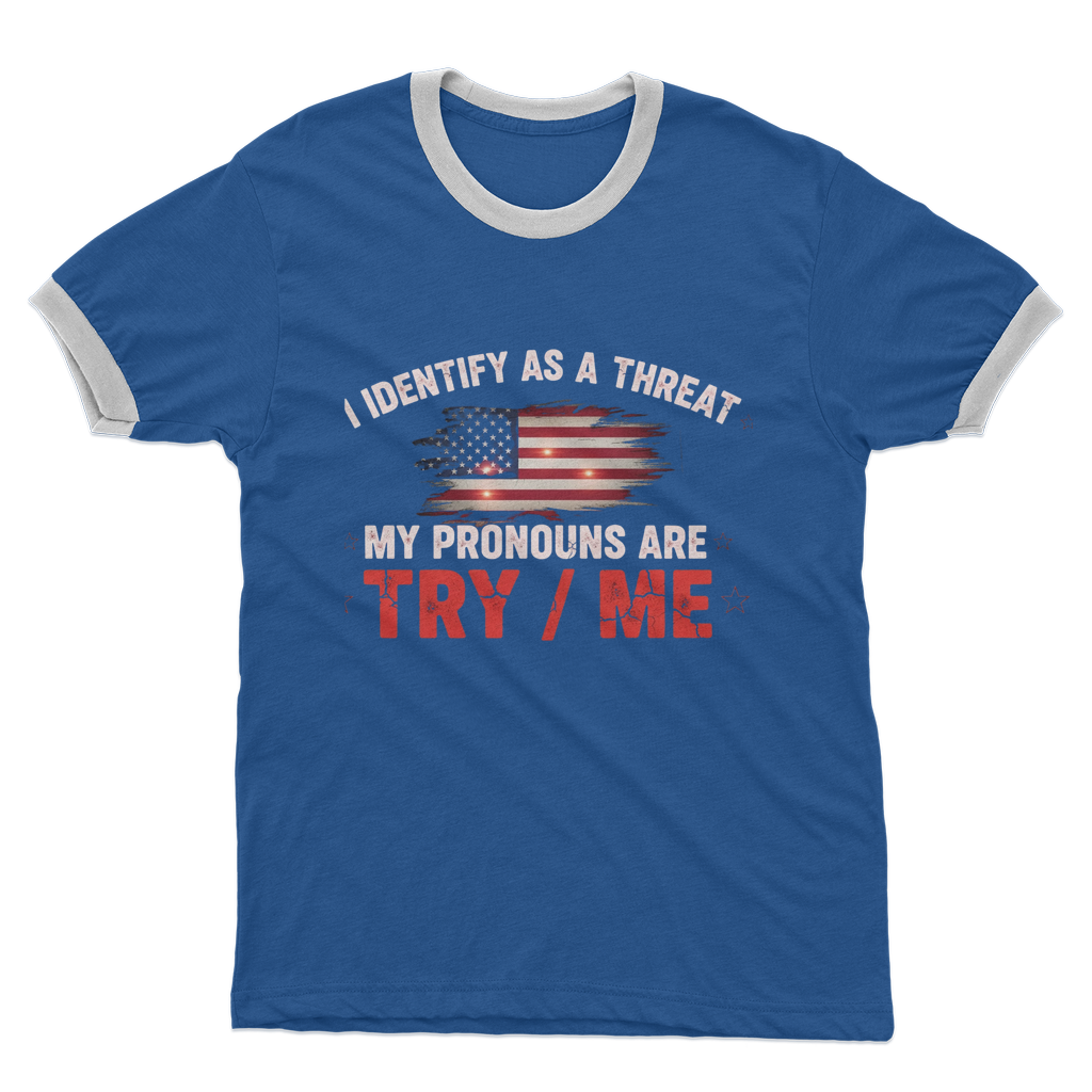 SARCASM 105 Adult Ringer T-Shirt
