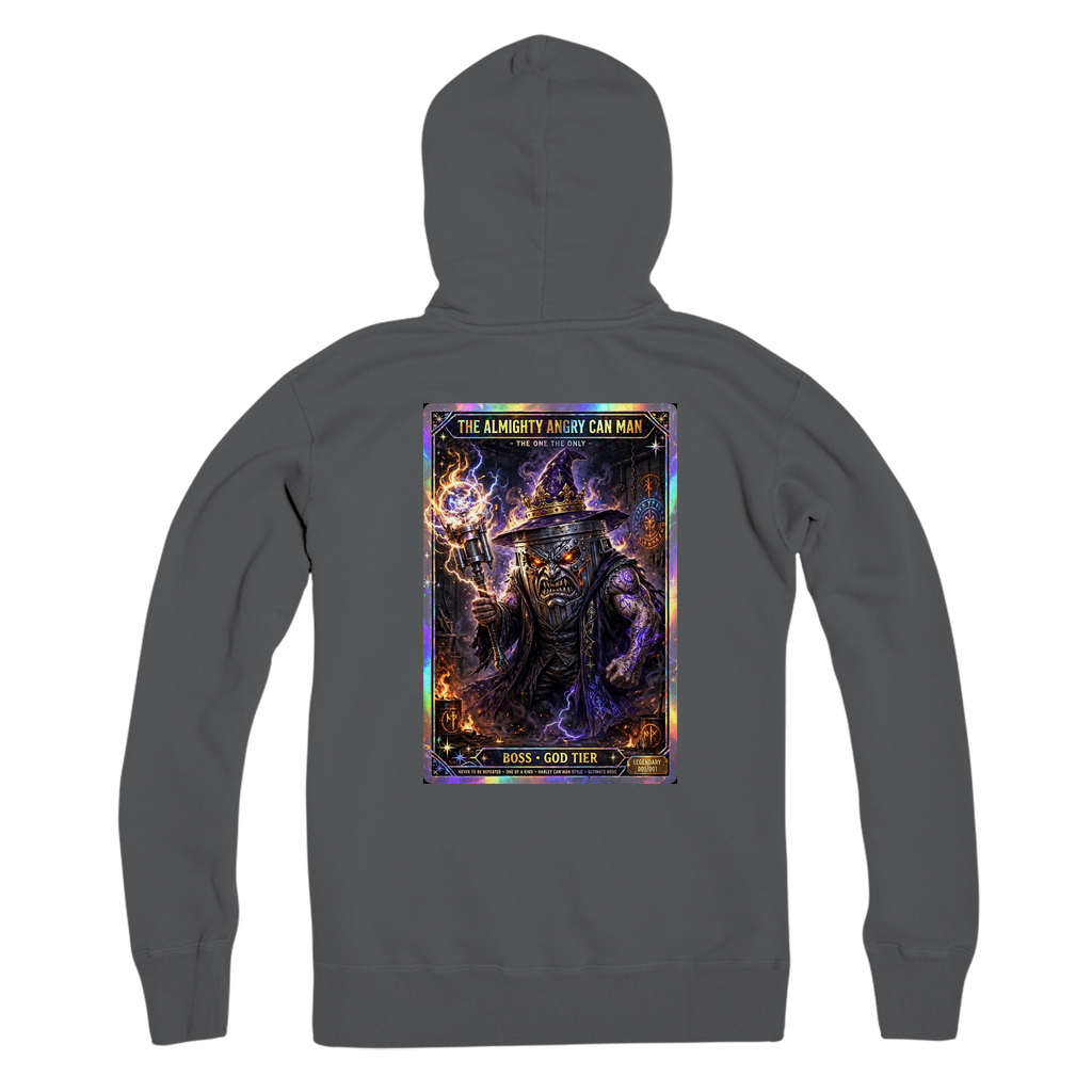 ANGRY CAN MAN 2.0 Premium Adult Zip Hoodie