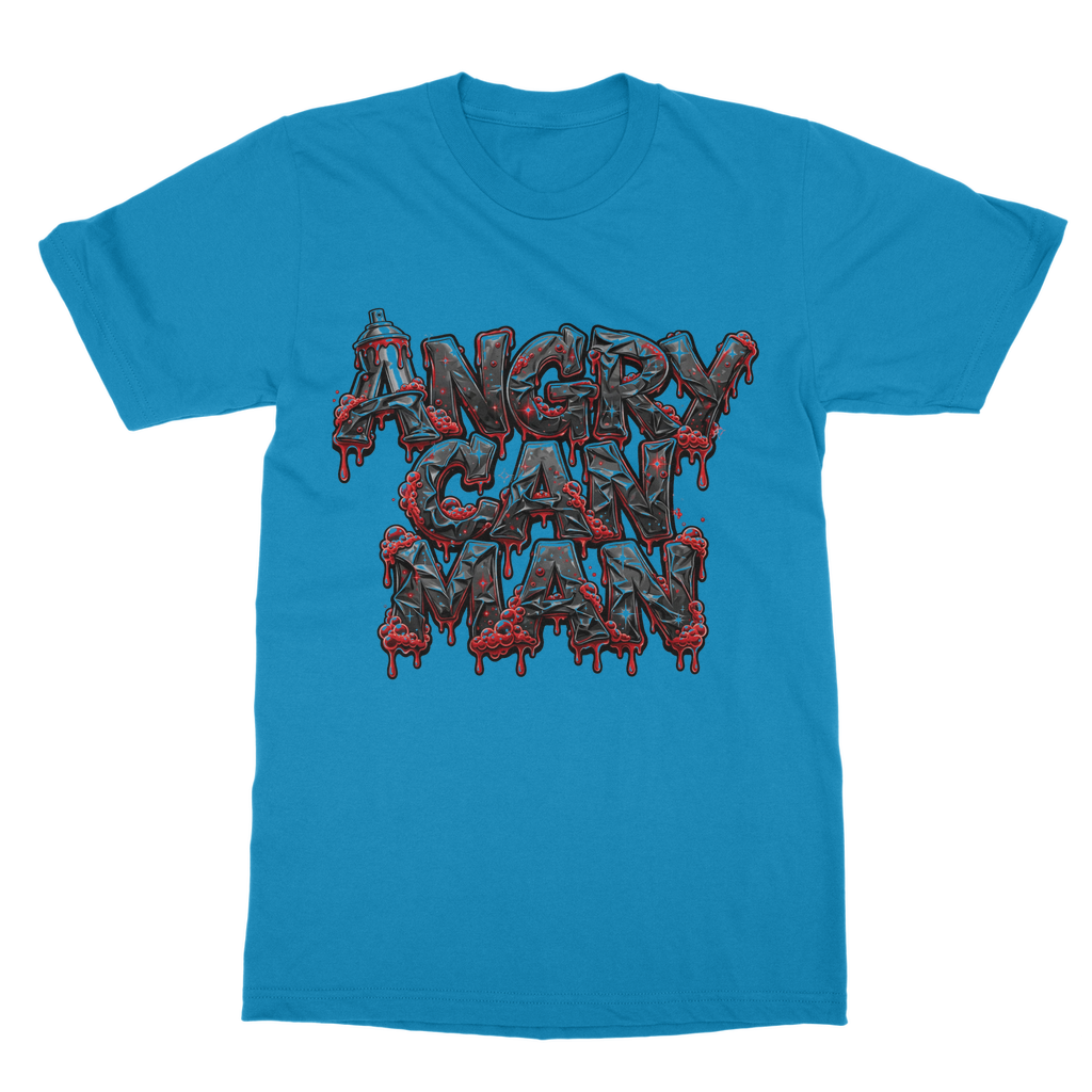 ANGRY CAN MAN 2.0 Classic Heavy Cotton Adult T-Shirt