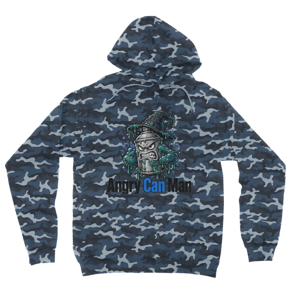 ANGRY CAN MAN 2.0 Camouflage Adult Hoodie