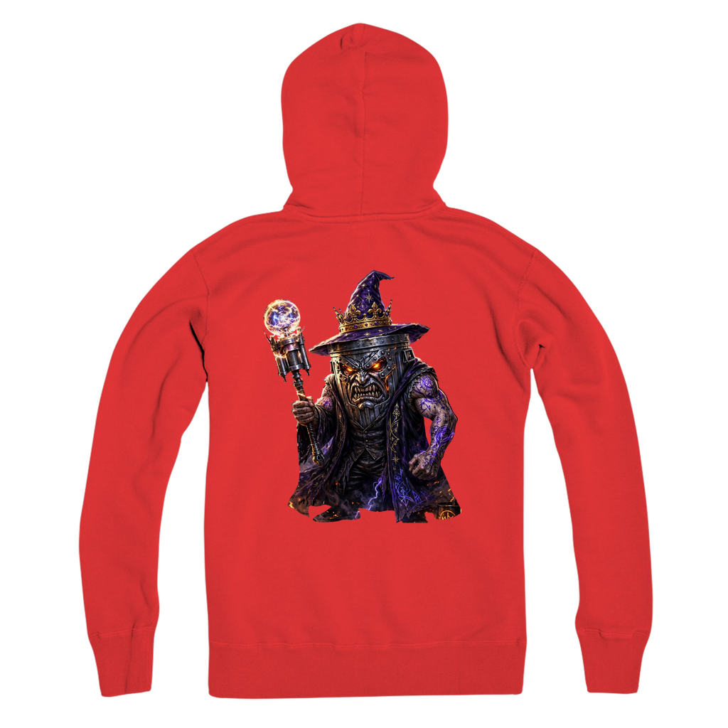 angry can man Premium Adult Zip Hoodie