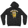 TRASH CAN MAN Camouflage Adult Hoodie