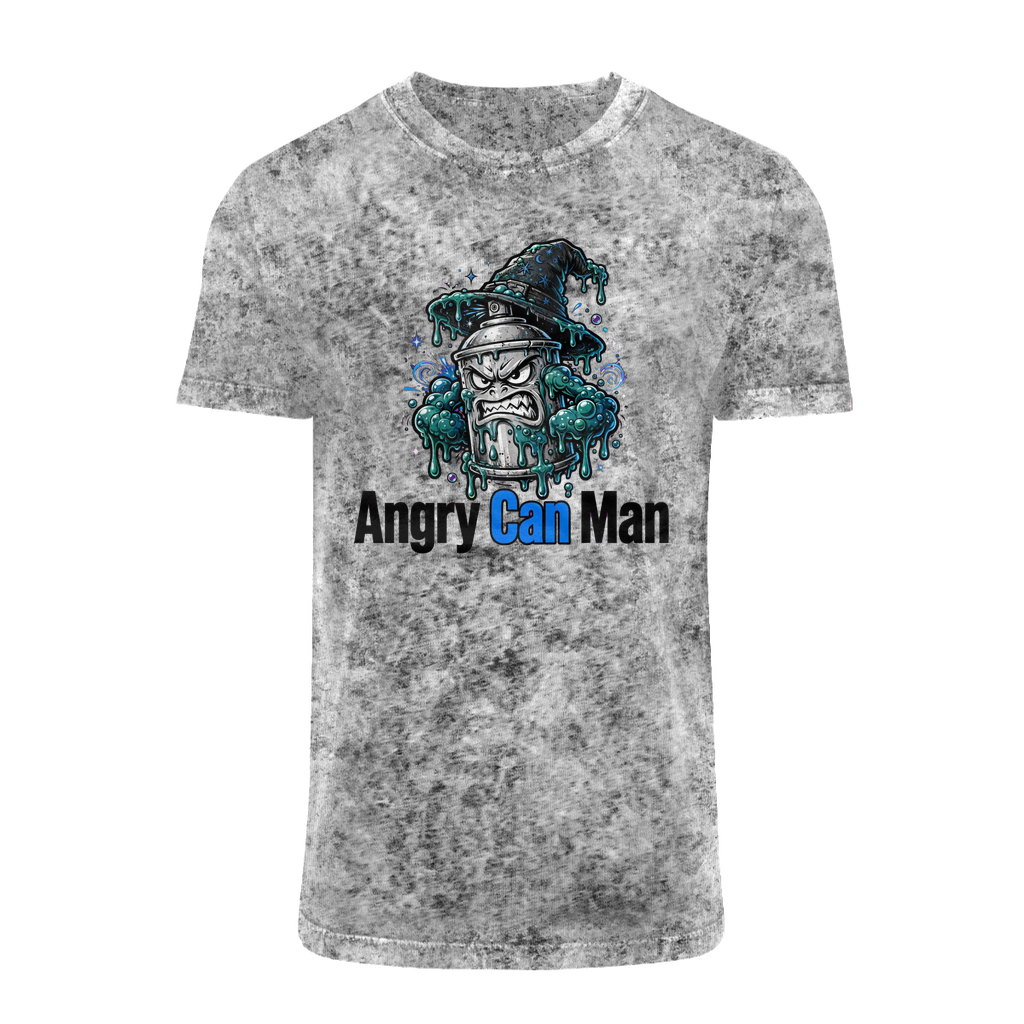 ANGRY CAN MAN 2.0 Acid Washed T-Shirt