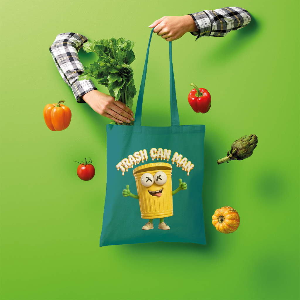 TRASH CAN MAN Shopper Tote Bag
